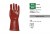 Lot de 10 Paires Gants PVC rouge 36 cm