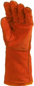 Lot de 12 Paires Gant Kevlar Vache Rouge Double 15 cm