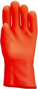 Lot de 10 Paires Gants Pvc Orange 