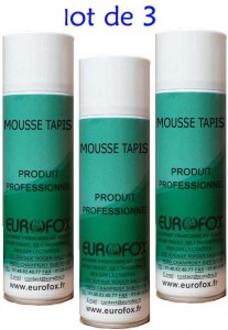 Mousse tapis shampoing moquette