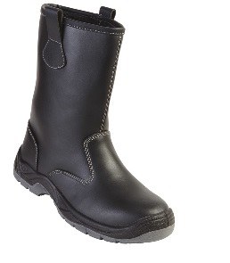 Bottes Hiver Noires Fourées Cuir