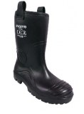 Bottes PVC Hiver Noires Fourées 